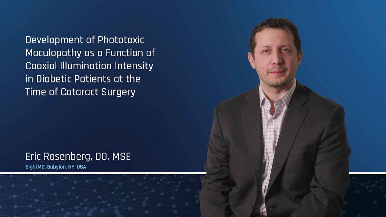 Phototoxic Maculopathy from Coaxial Illumination Intensity in Cataract Surgery for Diabetic Patients