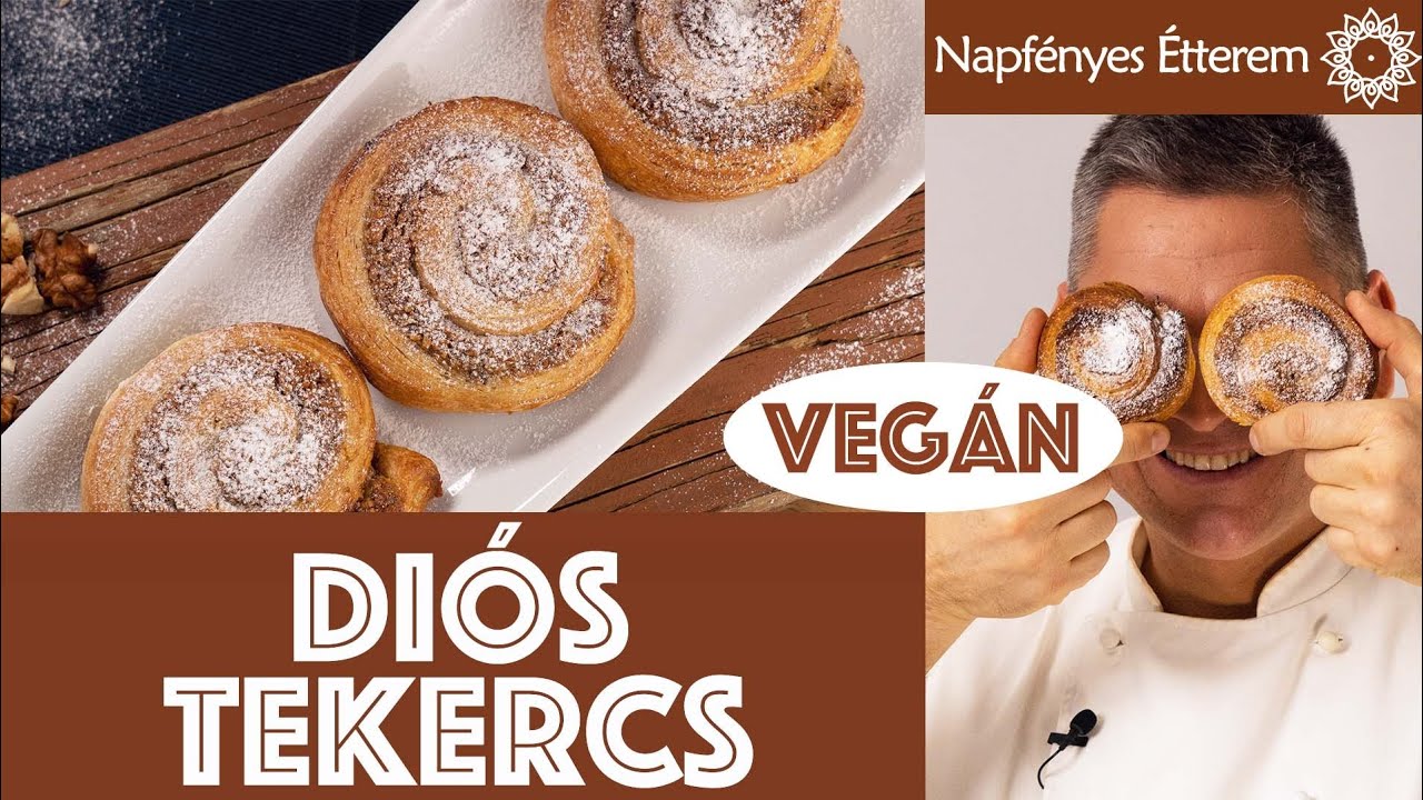 Diós-leveles kelt csiga