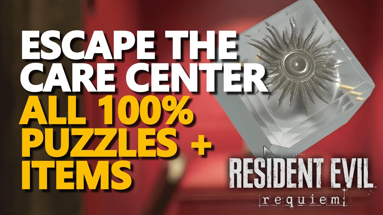 Escape the care center ALL PUZZLES Resident Evil Requiem 9