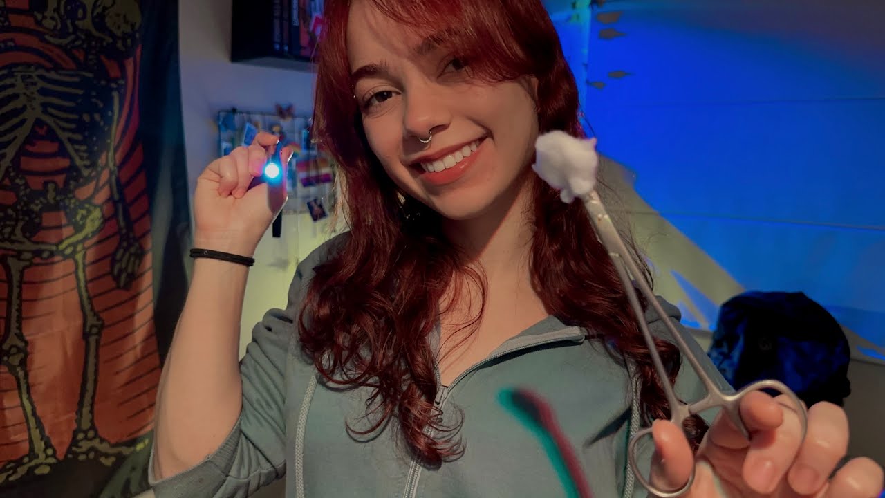 ASMR | Cuidando dos seus ferimentos após um acidente