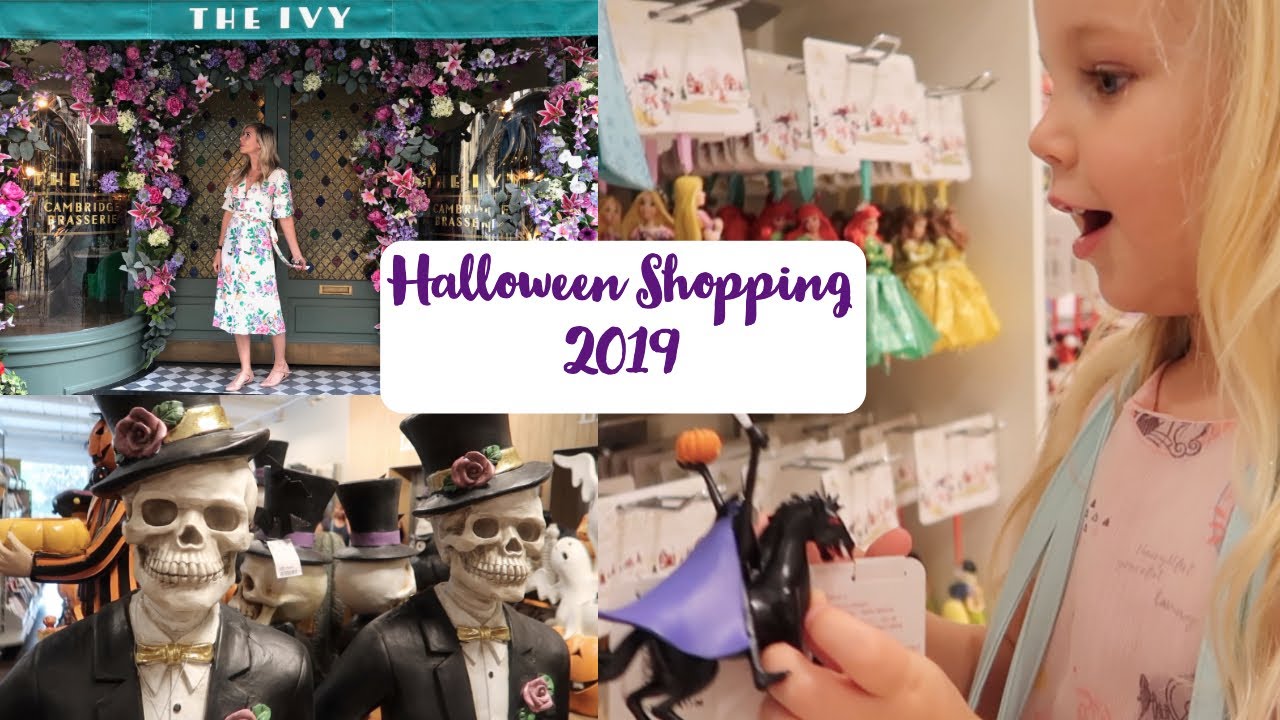 Halloween Shopping 2019 | Lunch at The Ivy | Charlotte In Wonderland