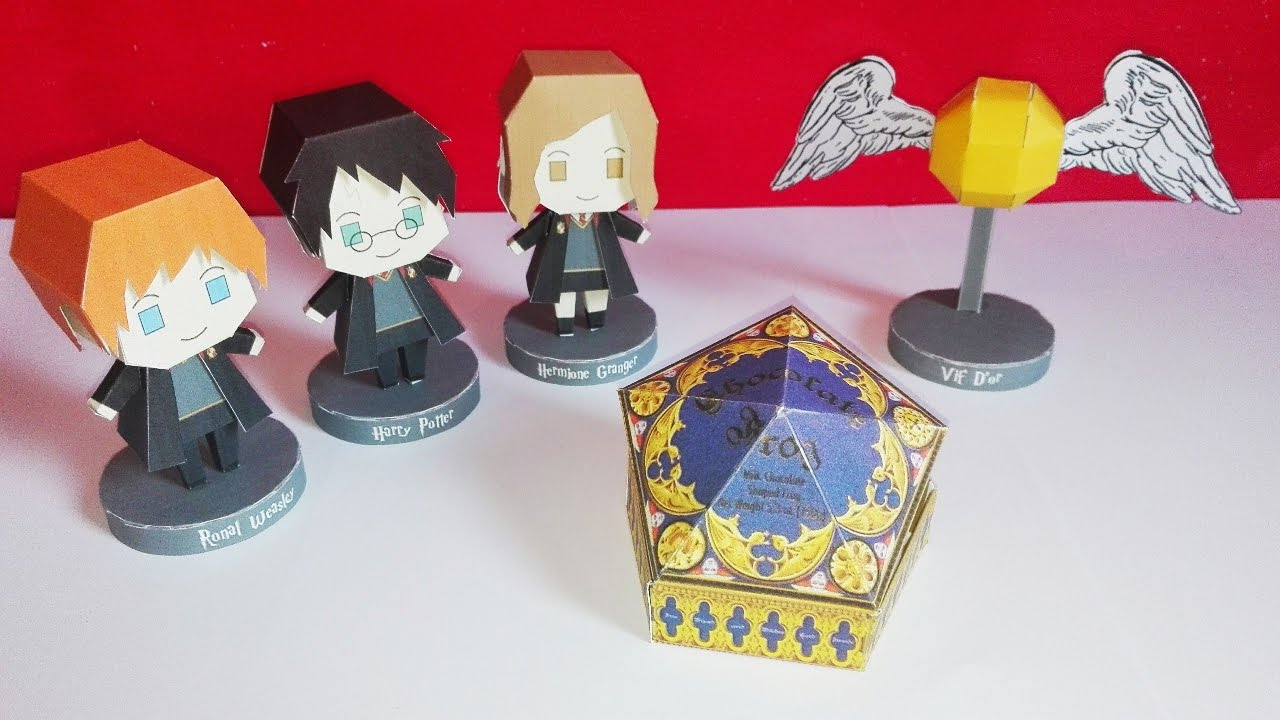 3 DIY : Harry Potter - Collaboration avec Creation-Jade-B - Papercraft Harry Potter