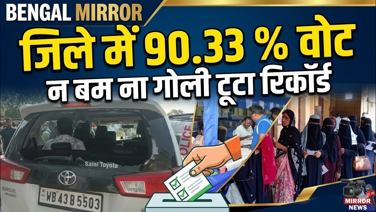 Asansol Voting Day 2026: Record Turnout, Peaceful Polls, Clashes shocking Voter Incident।