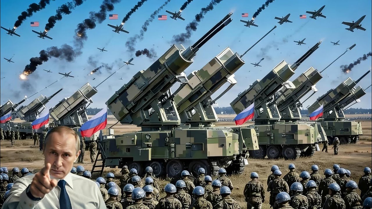 Сегодня! Сотни американских истребителей были сбиты Россией, посмотрите, что произошло.