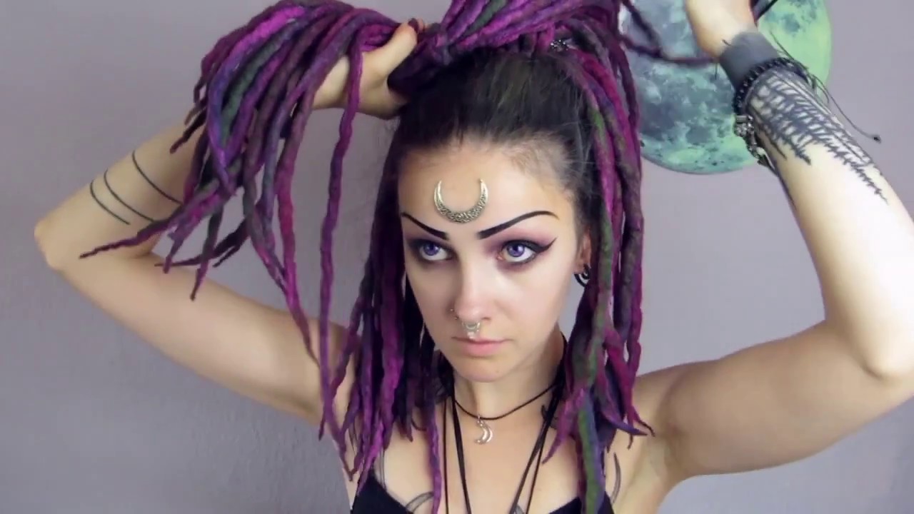 Wool Dreads tutorial by Psychara
