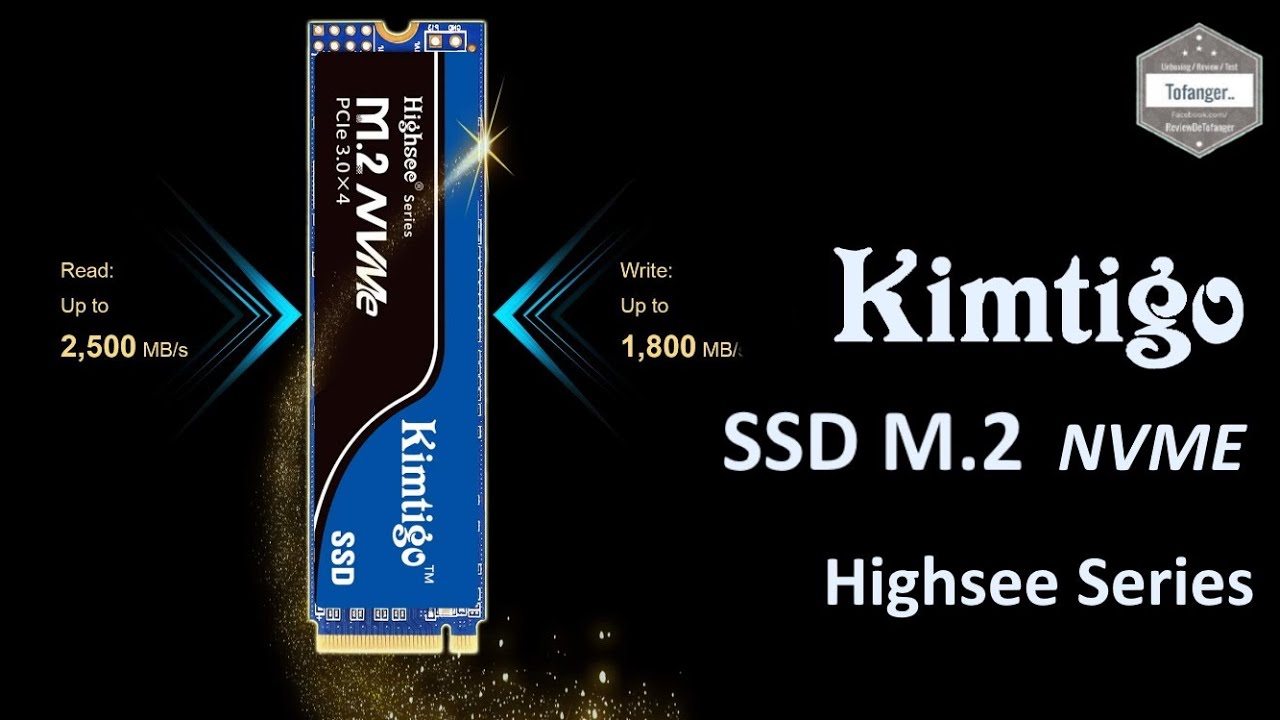 Kimtigo SSD M.2 2280 NVMe PCIe Gen3x4 - 512 GB SSD M.2 - Seria Kimtigo Highsee - Unboxing