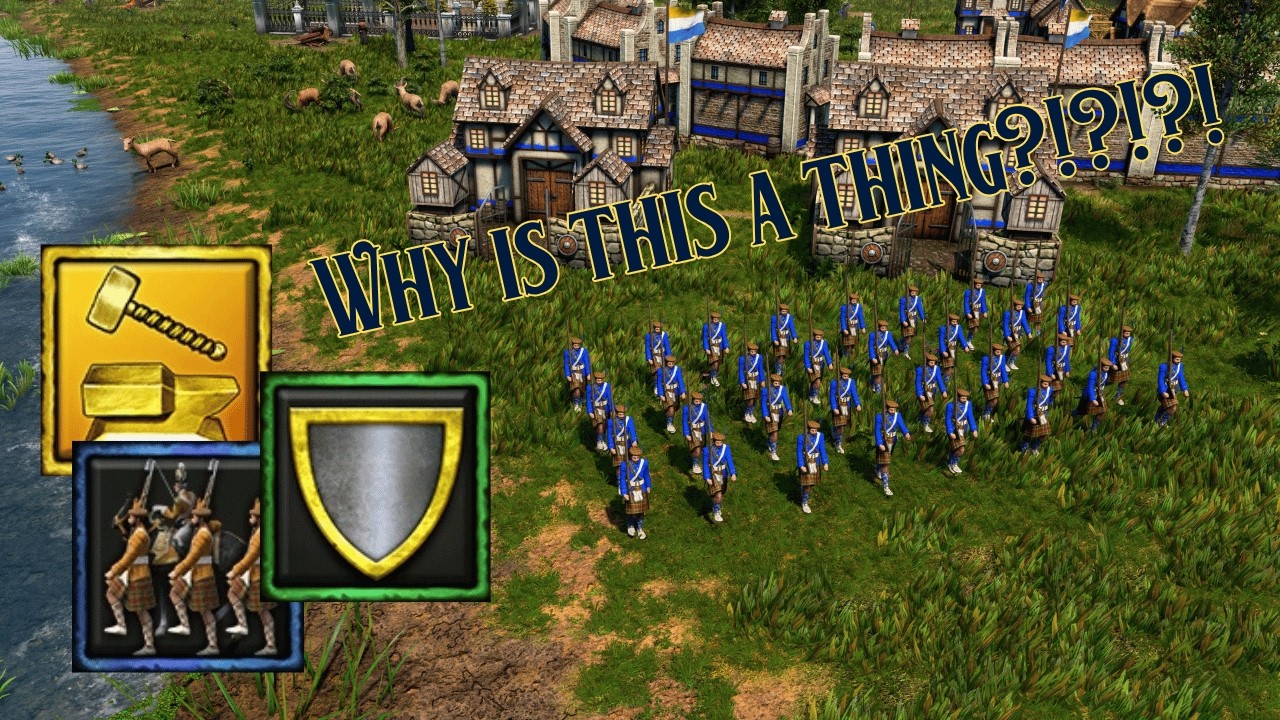 AOE3DE: Эта сборка голландских наемников ВСЕ ЕЩЕ СЛОМАНА!!! Веселый 4v4!