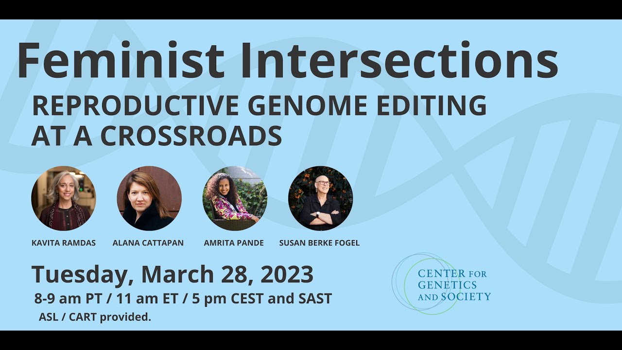 Feminist Intersections: Reproductive Genome Editing at a Crossroads