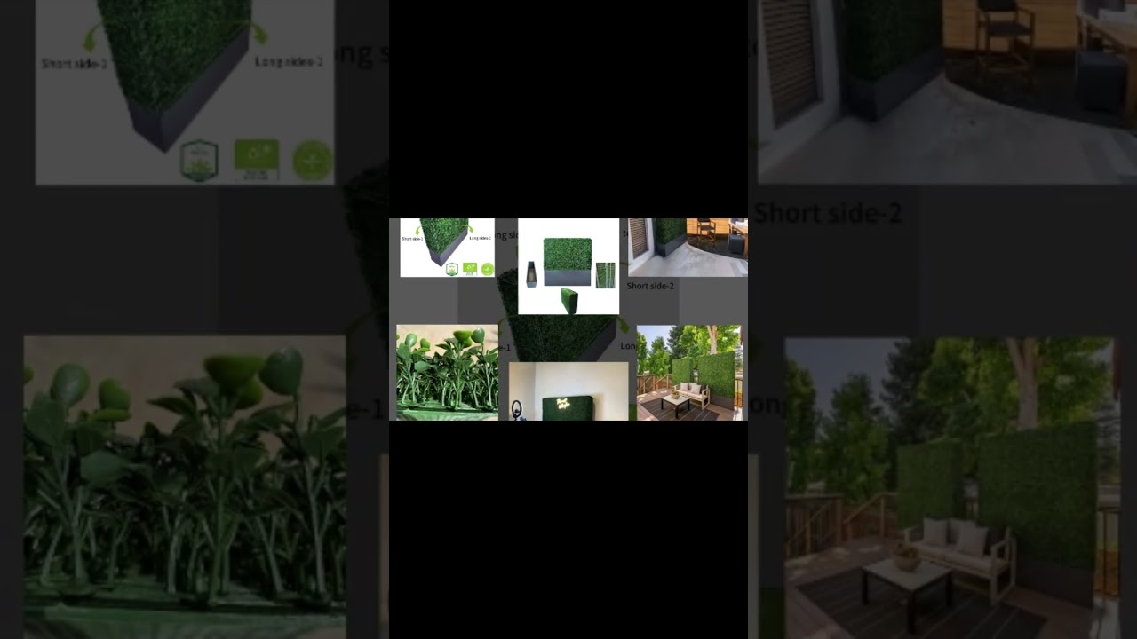 Artificial hedge wall 