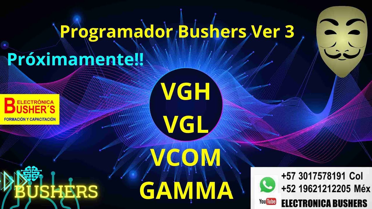 VGH- VGL- VCOM- GAMMA QK VGH_VGL- DEBUGGING TOOL BUSHERS