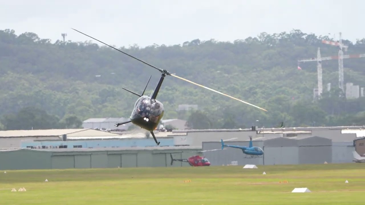 #planespotting Brisbane Archerfield#australia R44-R22 Helicopter Ops training II