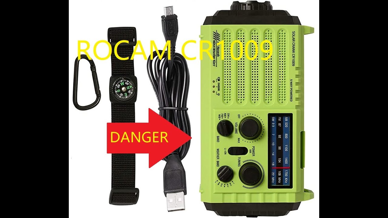 ROCAM CR1009 Emergency Radio Review / Demonstration