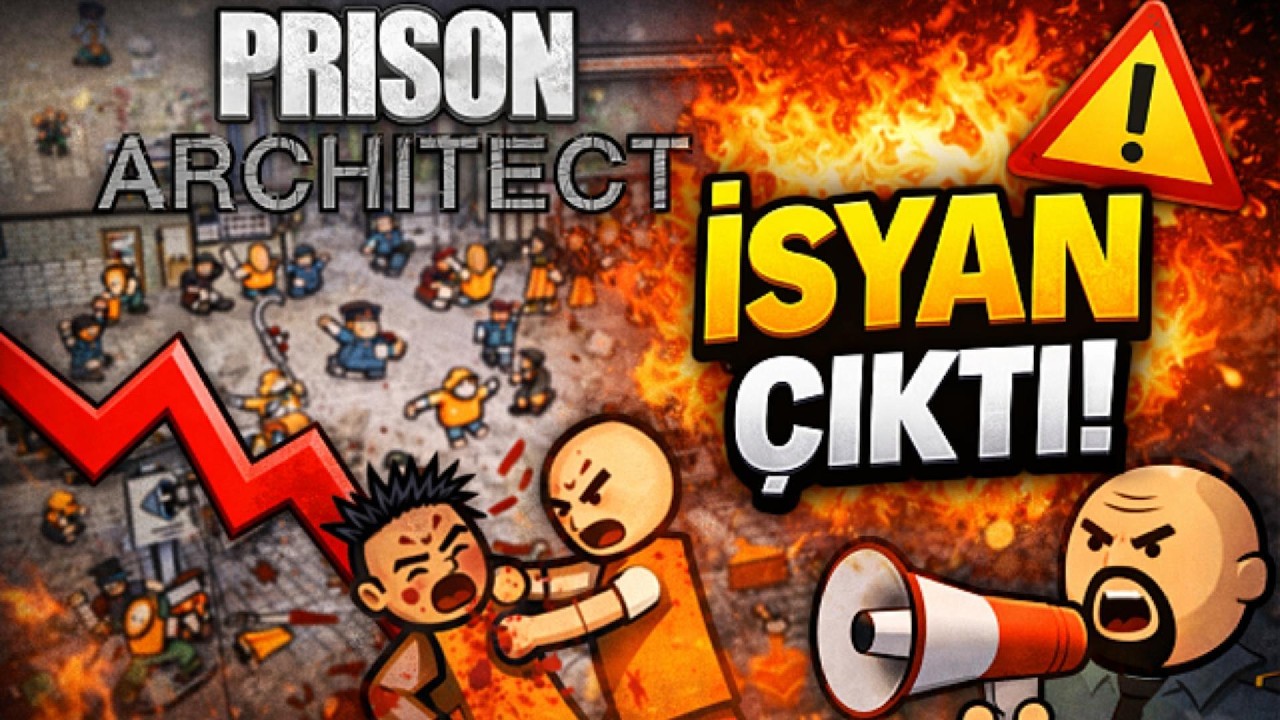 İlk Hapishanemi Kuruyorum! Daha İlk Günden Kriz…| PRISON ARCHITECT BÖLÜM 1