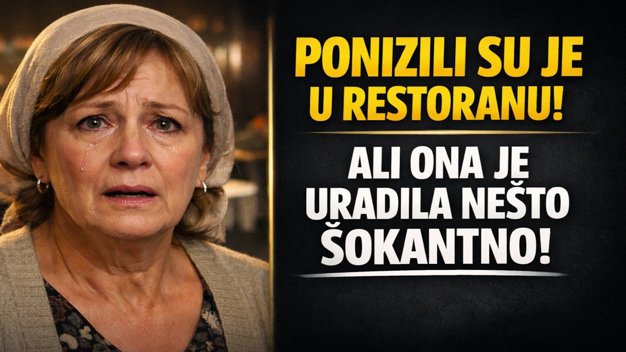 Pozvali su majku sa sela u najskuplji restoran, a onda joj priredili PAKAO. Nisu znali jednu stvar