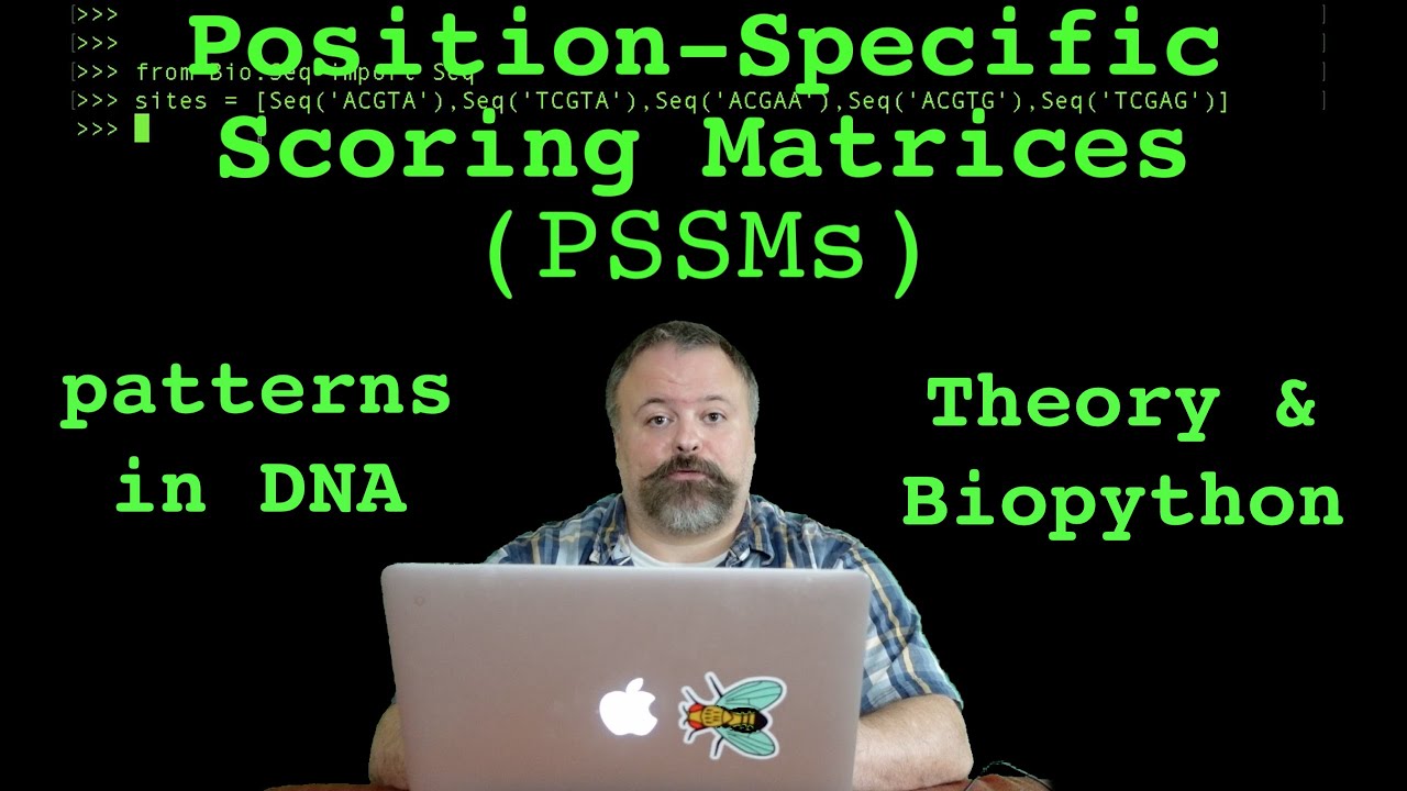 Position-specific Scoring Matrices (PSSMs): Theory and Biopython