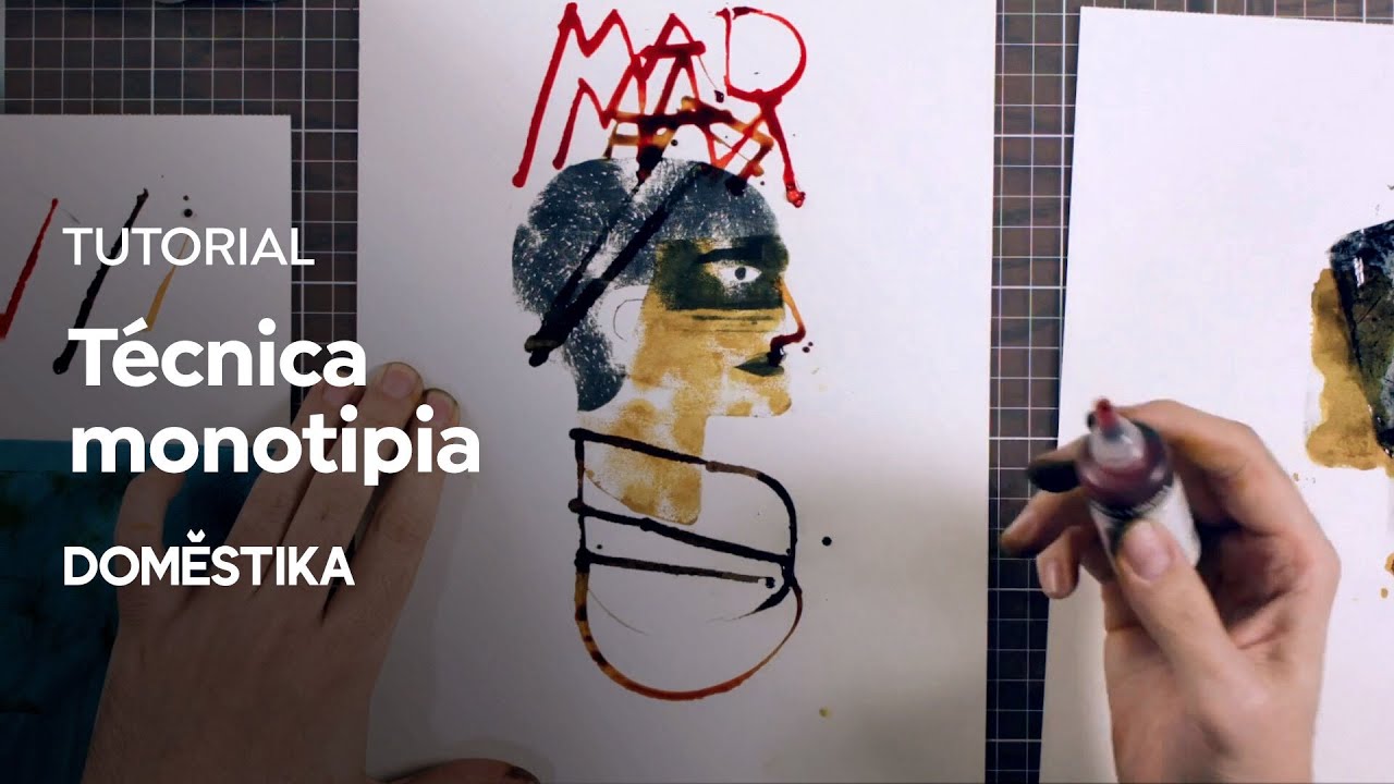 TUTORIAL Estampación | La Técnica de la Monotipia Paso a Paso | Ustudio Mol+Carla | Domestika