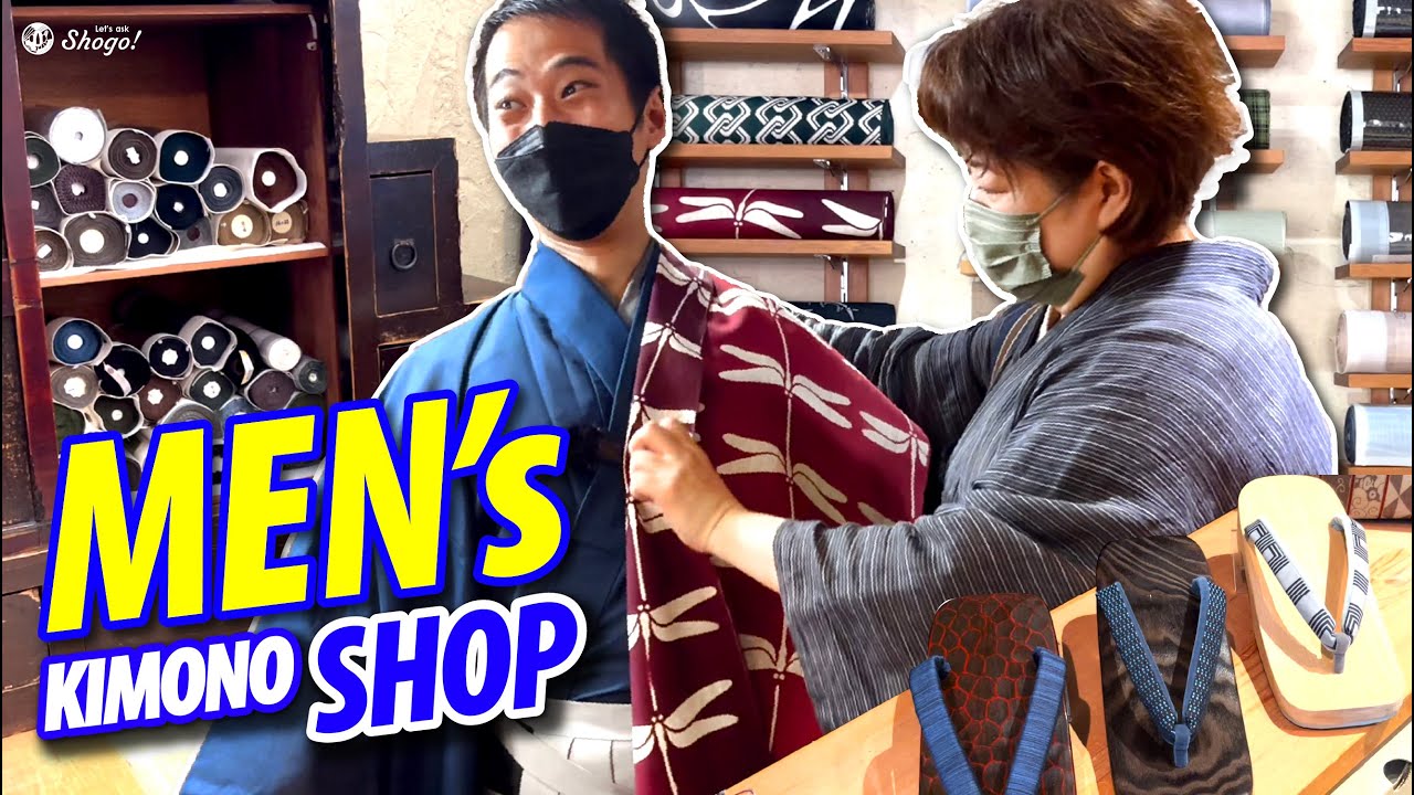 Inside a Kimono Shop Specialized for Men in Kyoto, Japan | How a Pro Coordinates Kimono