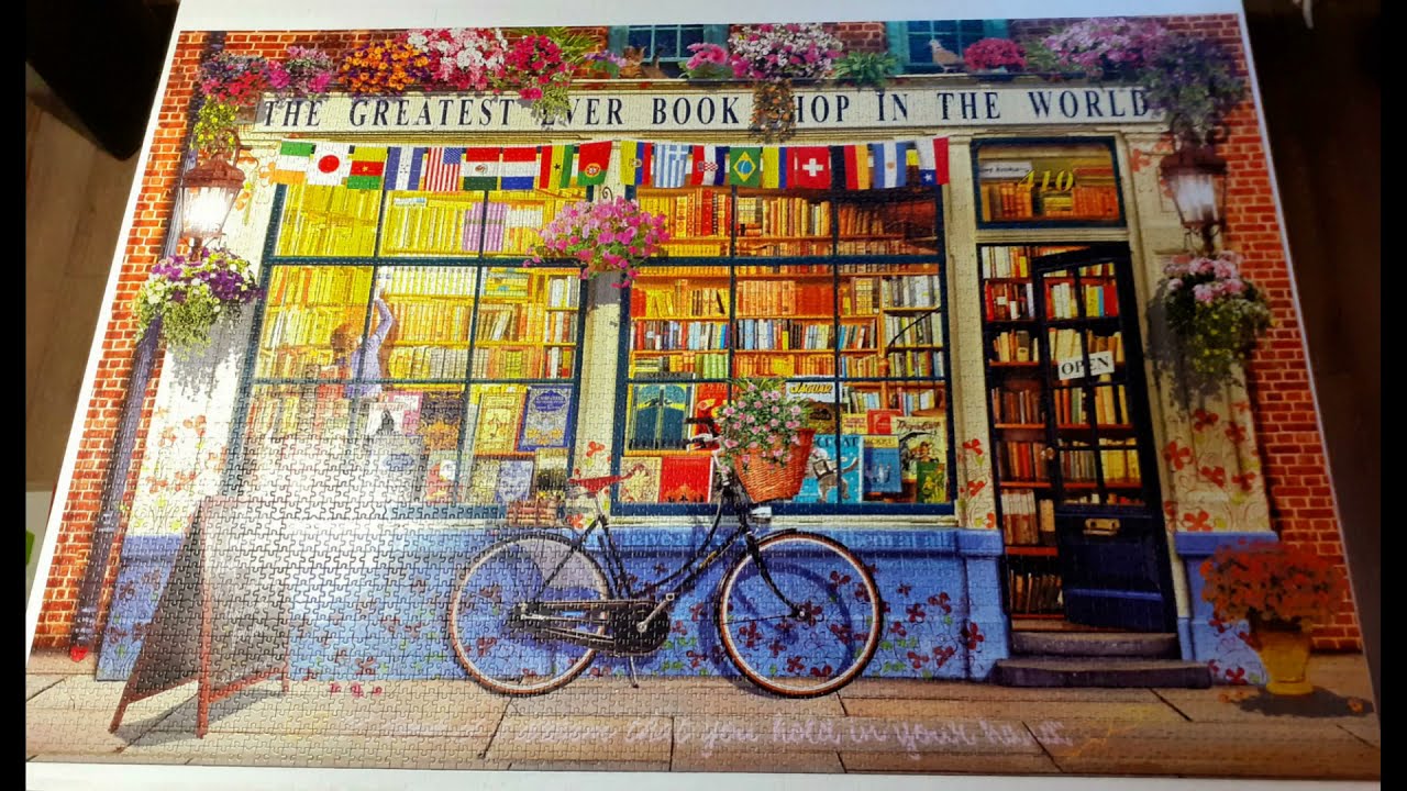 Puzzle Time Lapse Greatest bookshop in the world Educa 5000