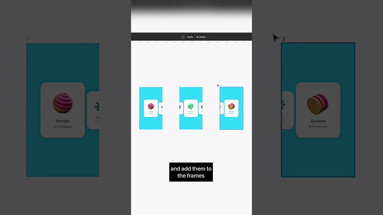 Carousel in Figma &mdash; how to create | Slider tutorial 2023 #shorts #figma #design