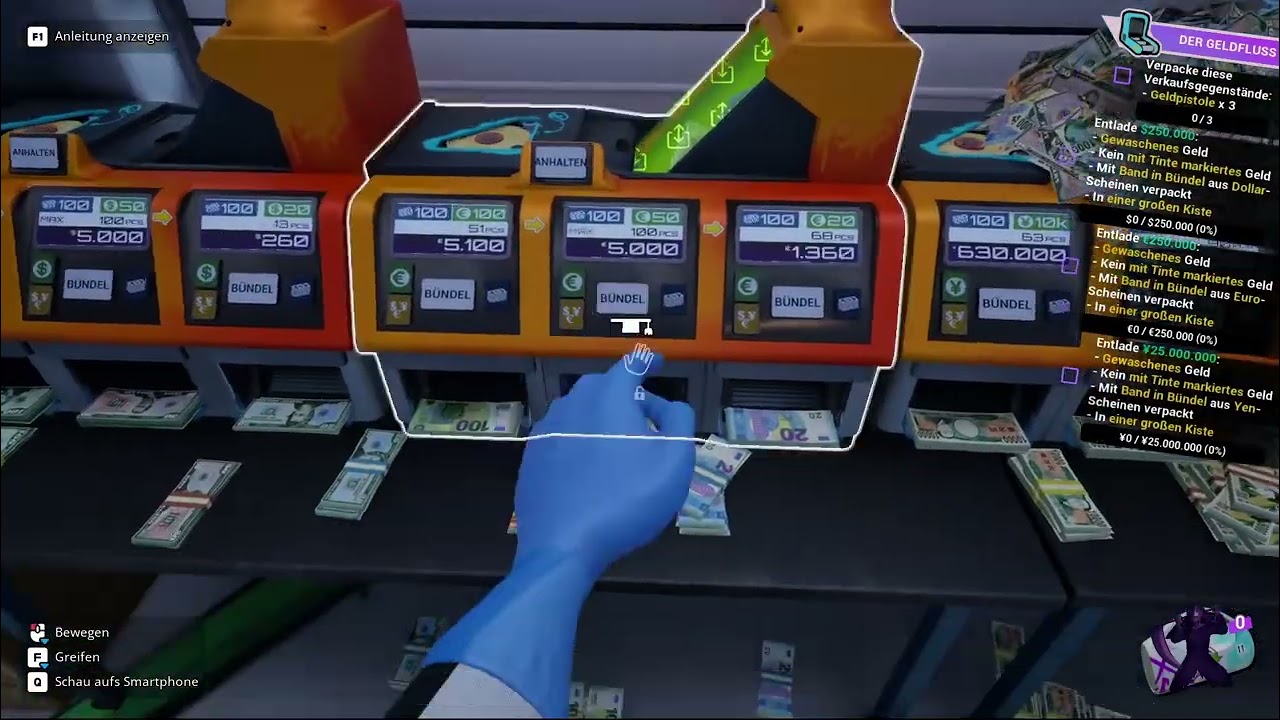 Die Lieferung Geldpistolen vorbereiten. [Gameplay] / Cash Cleaner Simulator 045