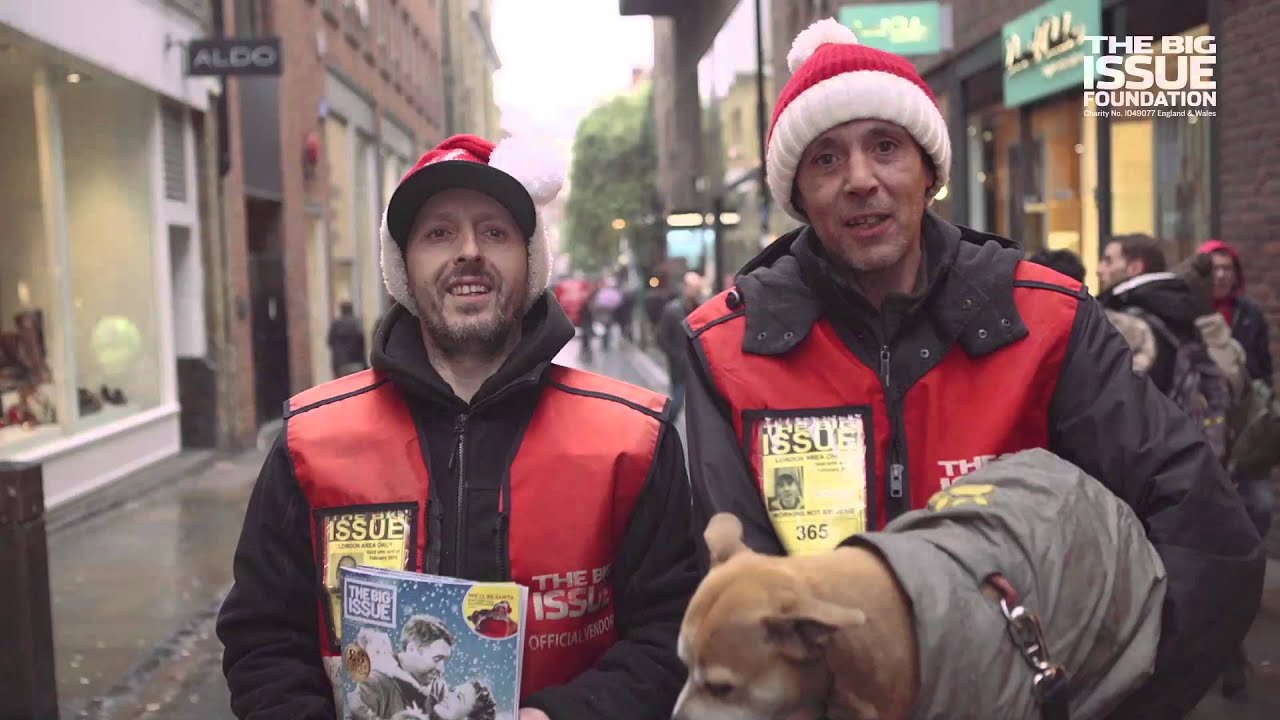 Big Issue vendors' version of 