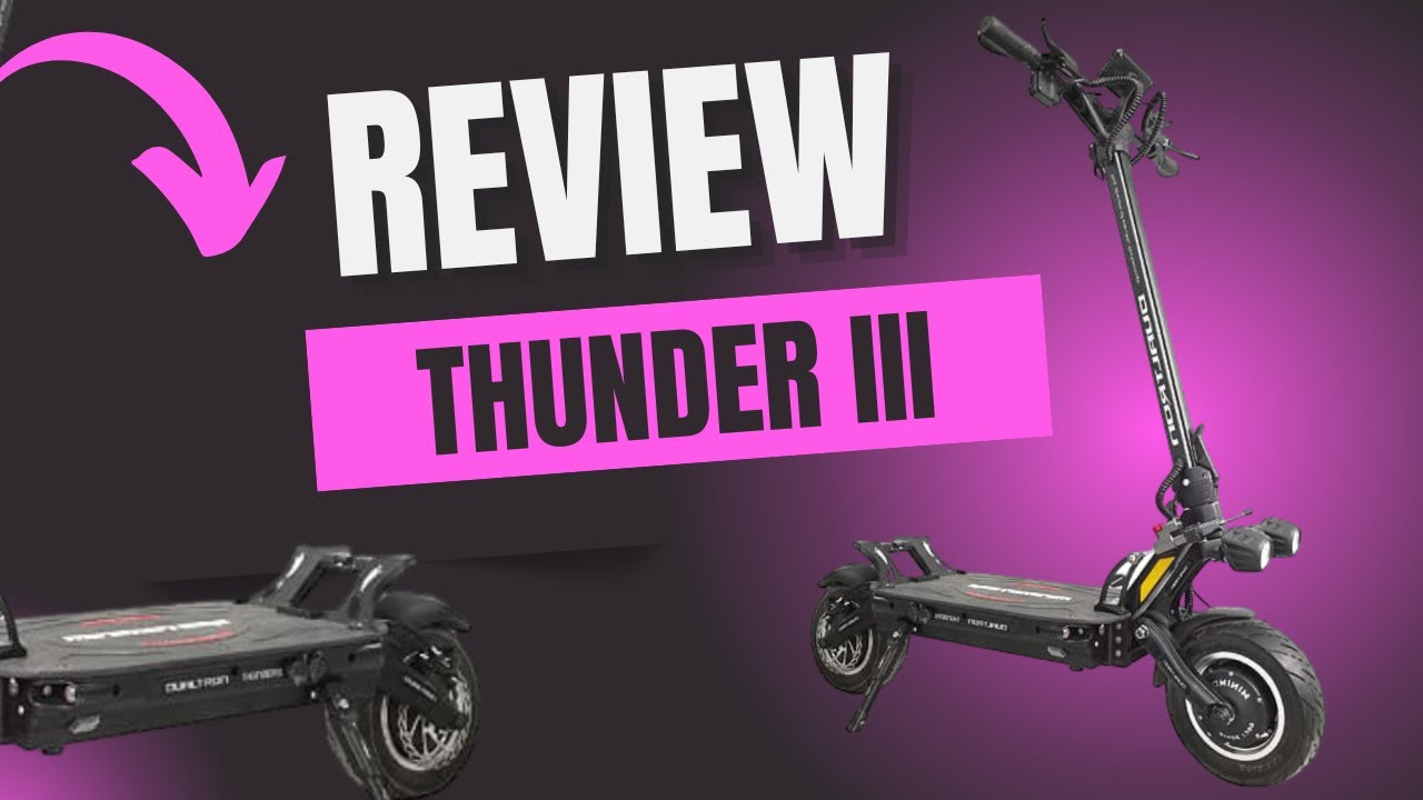 DUALTRON THUNDER 3 ⚡ el patinete certificado más TOP del mercado” ✅