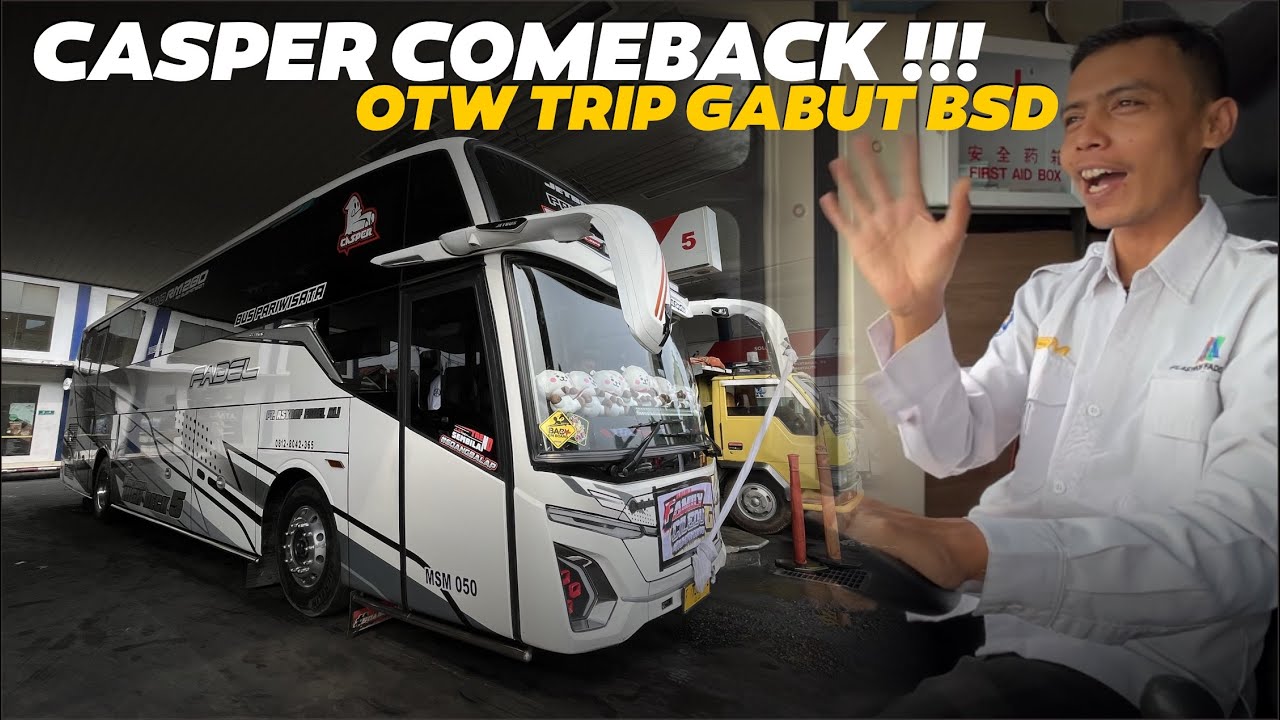 SERU BANGET🥳TRIP BSD CITY NAIK MSM CASPER FULL BASURI TREND TERBARU DENGAN CORONG UNIK 🤩