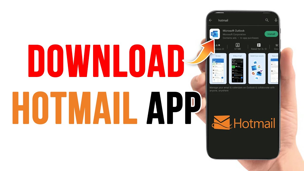 Download Hotmail App 2023 | Hotmail Mobile App Download & Installation Guide | Microsoft Outlook App
