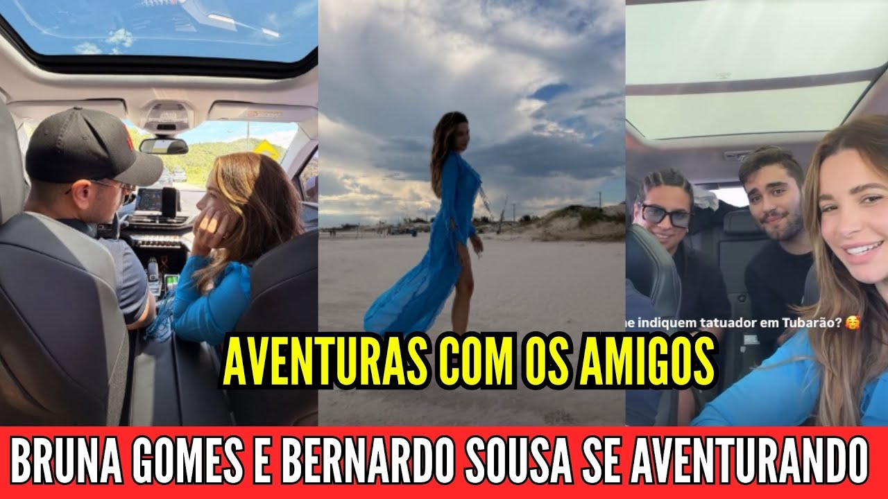 14/01/2026 - BRUNA  GOMES E BERNARDO SOUSA NUMA AVENTURA NAS PRÁIAS DE SANTA CATARINA