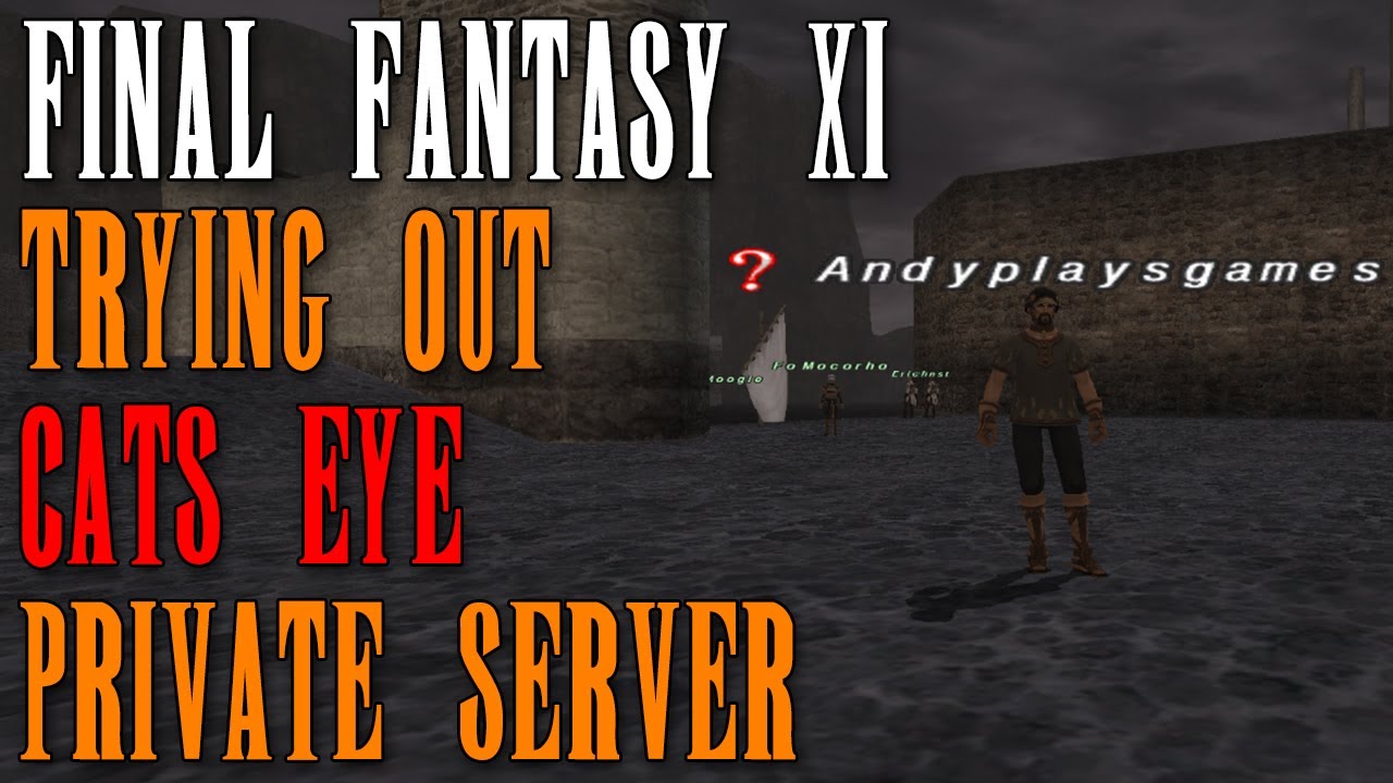 FFXI - Is It Good? - Trying Out The Private Server Cat's Eye