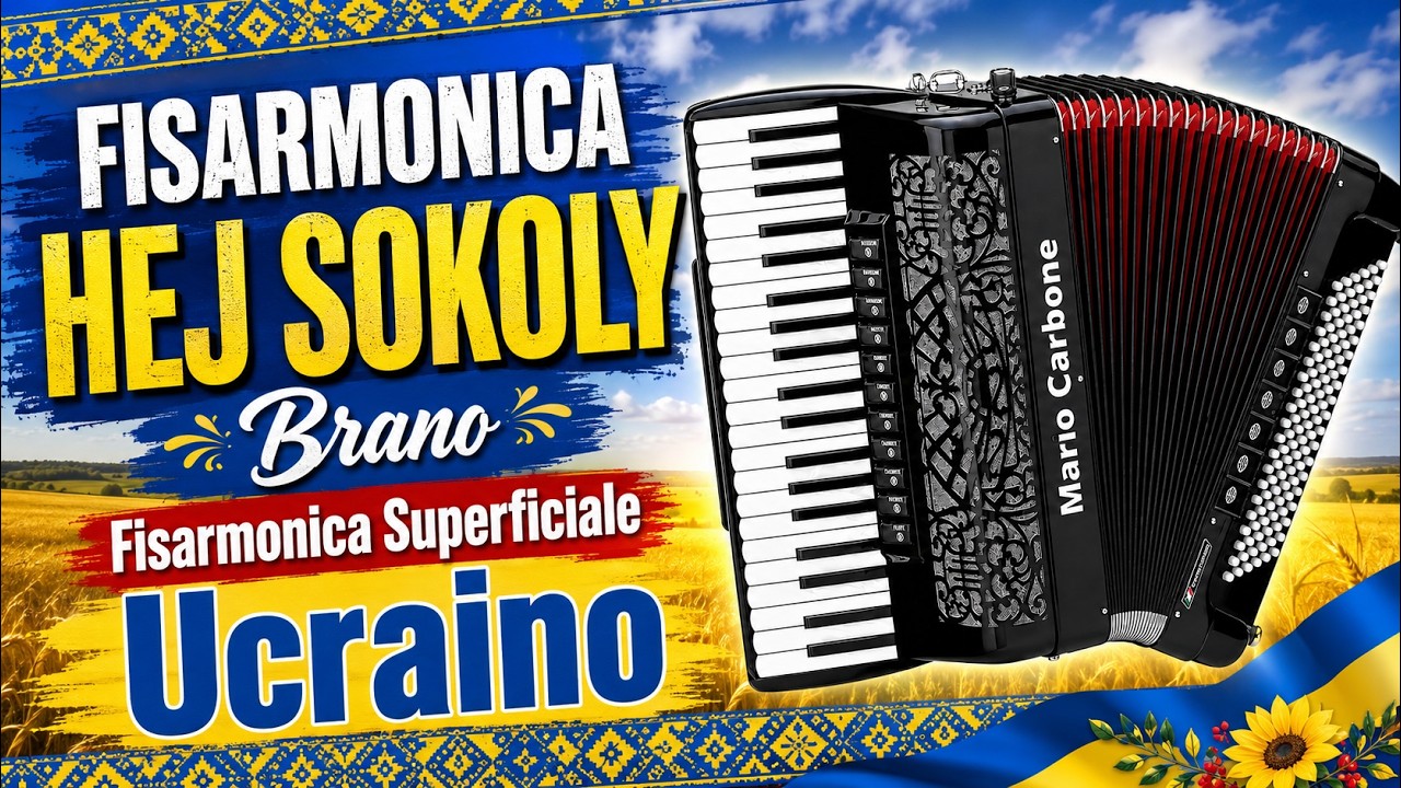 Fisarmonica - HEJ SOKOLY - Brano - Fisarmonica Superficiale - Ucraino -
