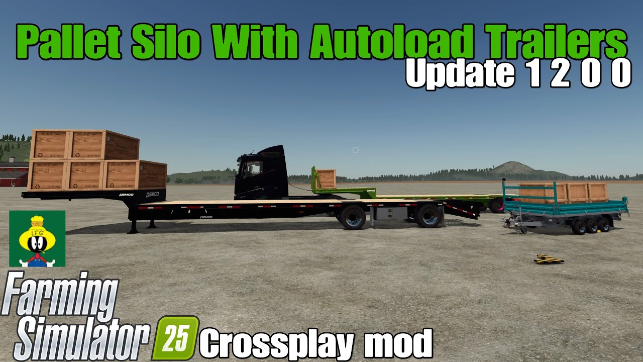Pallet Silo With Autoload Trailers / FS25 UPDATE Jan 26/26