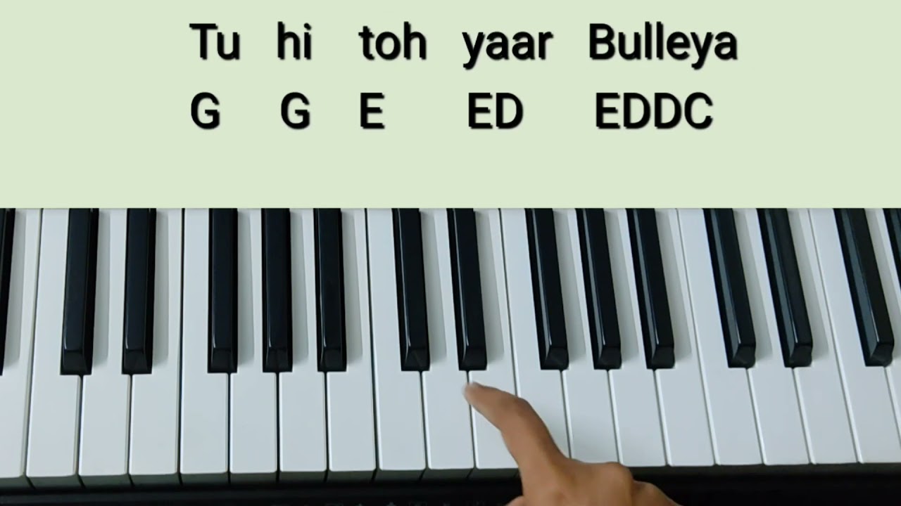 Bulleya Tutorial(Chords+Melody) | Ae Dil Hai Mushkil | Keyboard