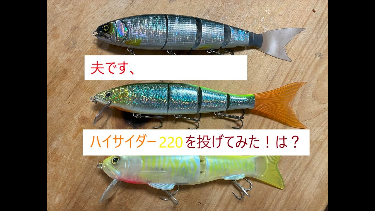 夫です、ハイサイダー220を投げてみた！は？