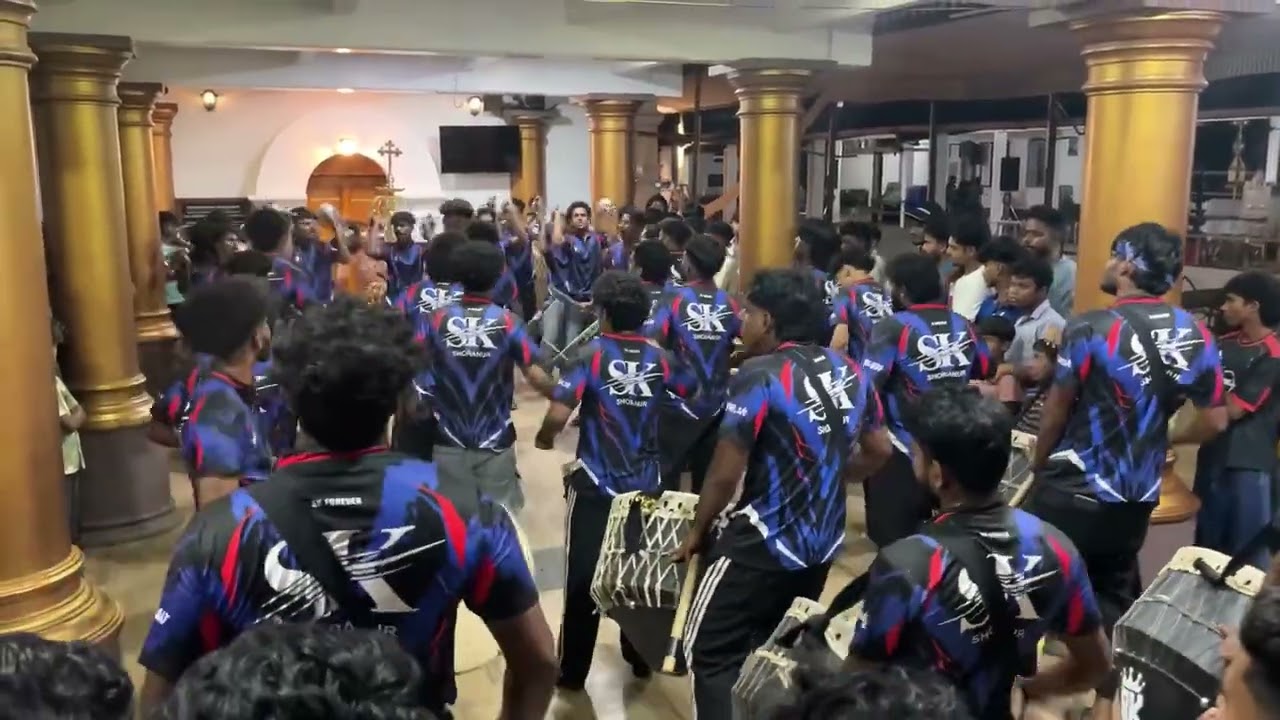 SK THAMBOLAM ⚡️| വഴിപാട് മേളം🥁/ @PAZHANJI CATHEDRAL