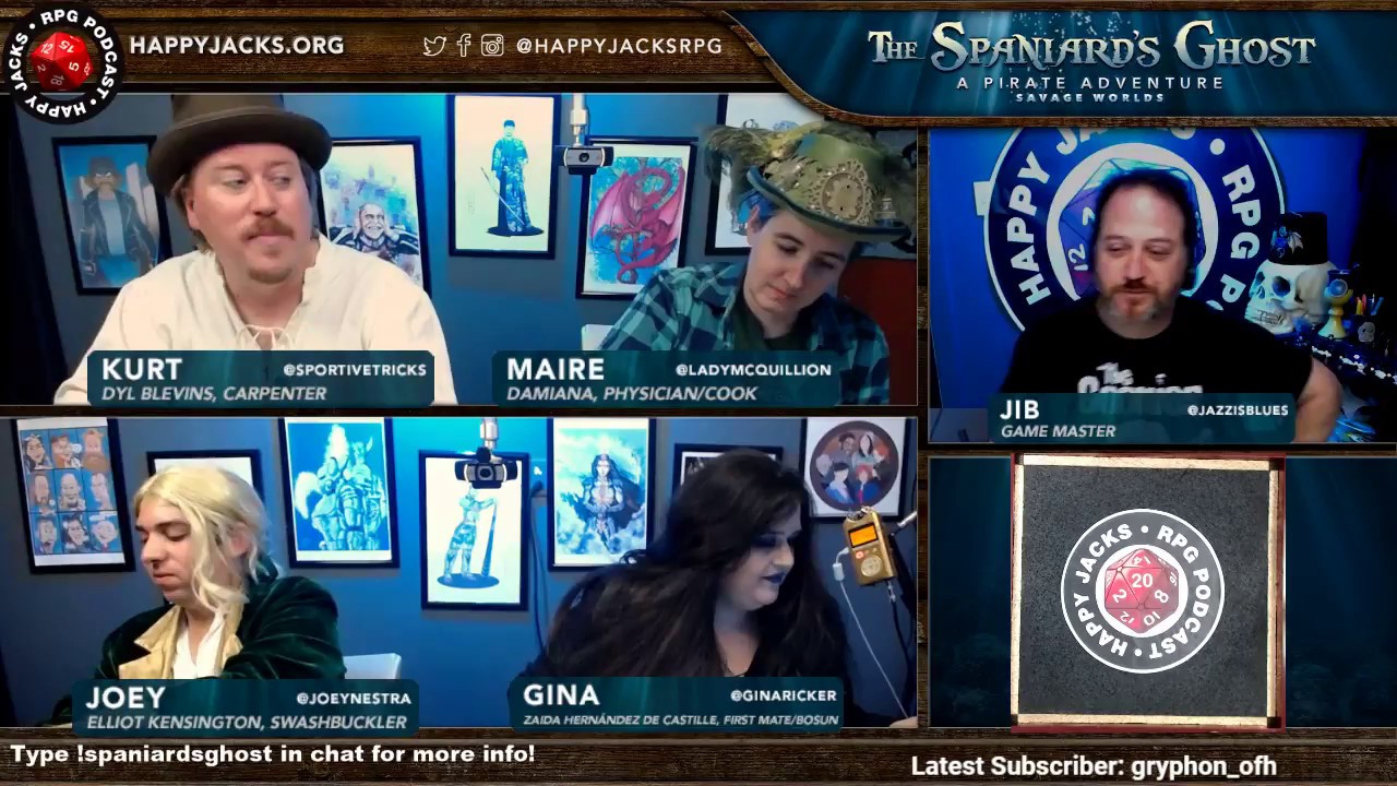 The Spaniard's Ghost: Savage Worlds #01 #pirates #rpg #tabletop