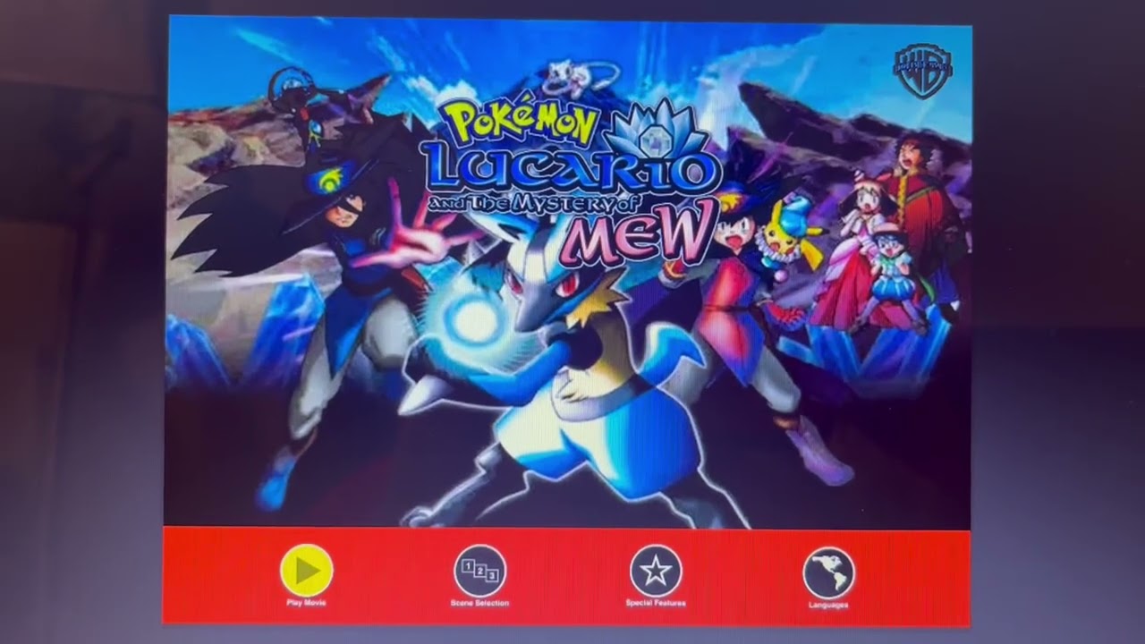 Pokémon: Lucario and the Mystery of Mew (2038) DVD Opening [Warner Bros. Home Entertainment Reprint]