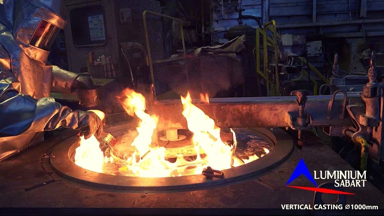 Aluminium Vertical Casting Billet ø1000mm | Aluminium Sabart Foundry