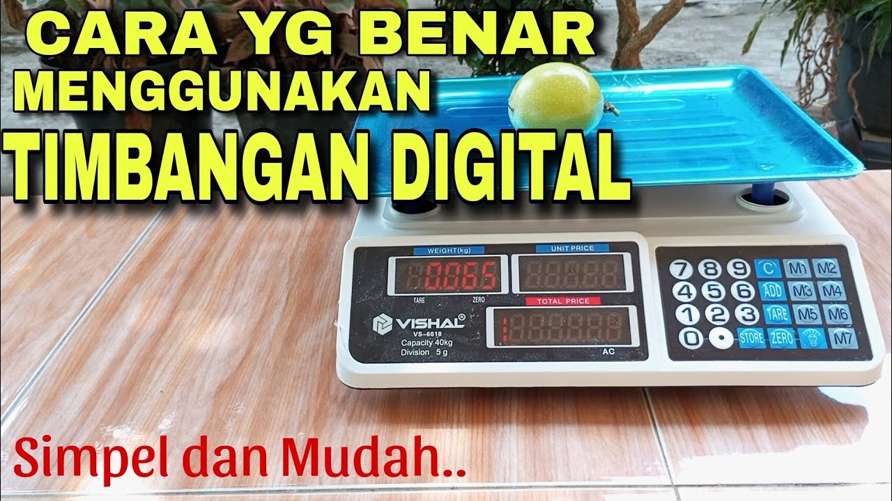 JANGAN KELIRU ‼️, INI CARA YANG BENAR MENGGUNAKAN TIMBANGAN DIGITAL.