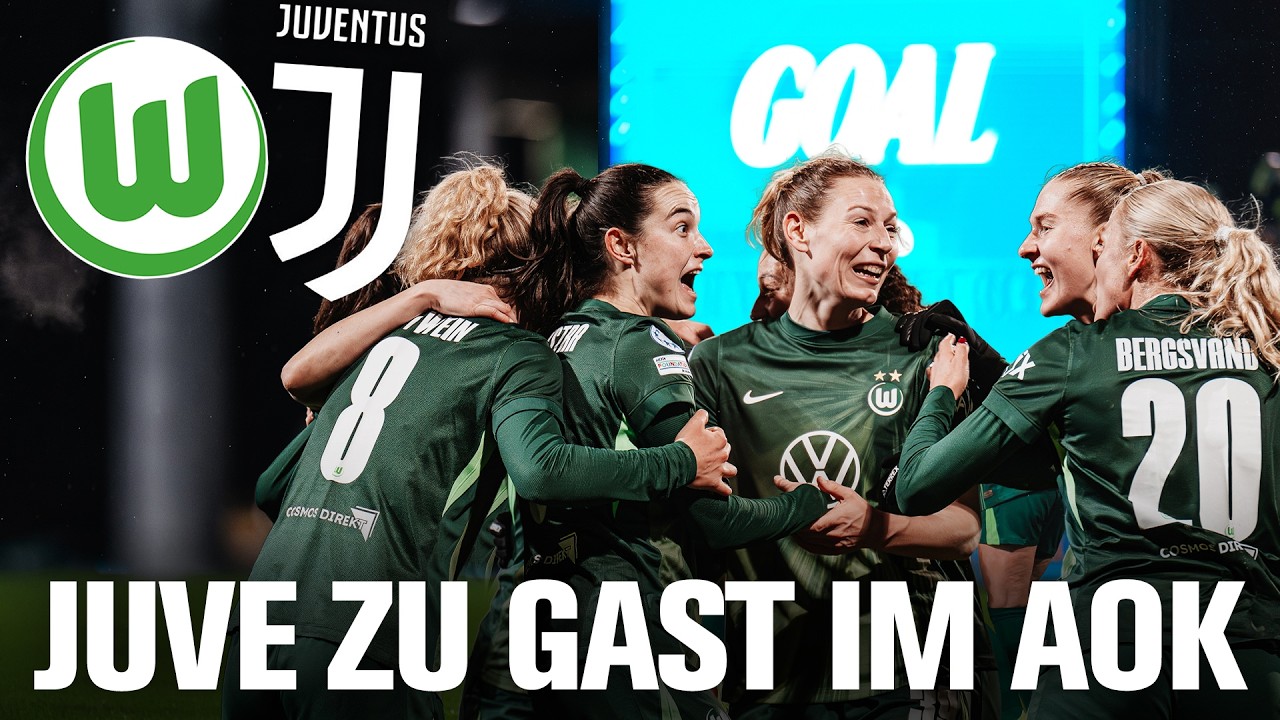Last-Minute-Tor gegen Juventus! 💚🎥 BTS vom Champions-League-Abend in Wolfsburg | UWCL-Achtelfinale