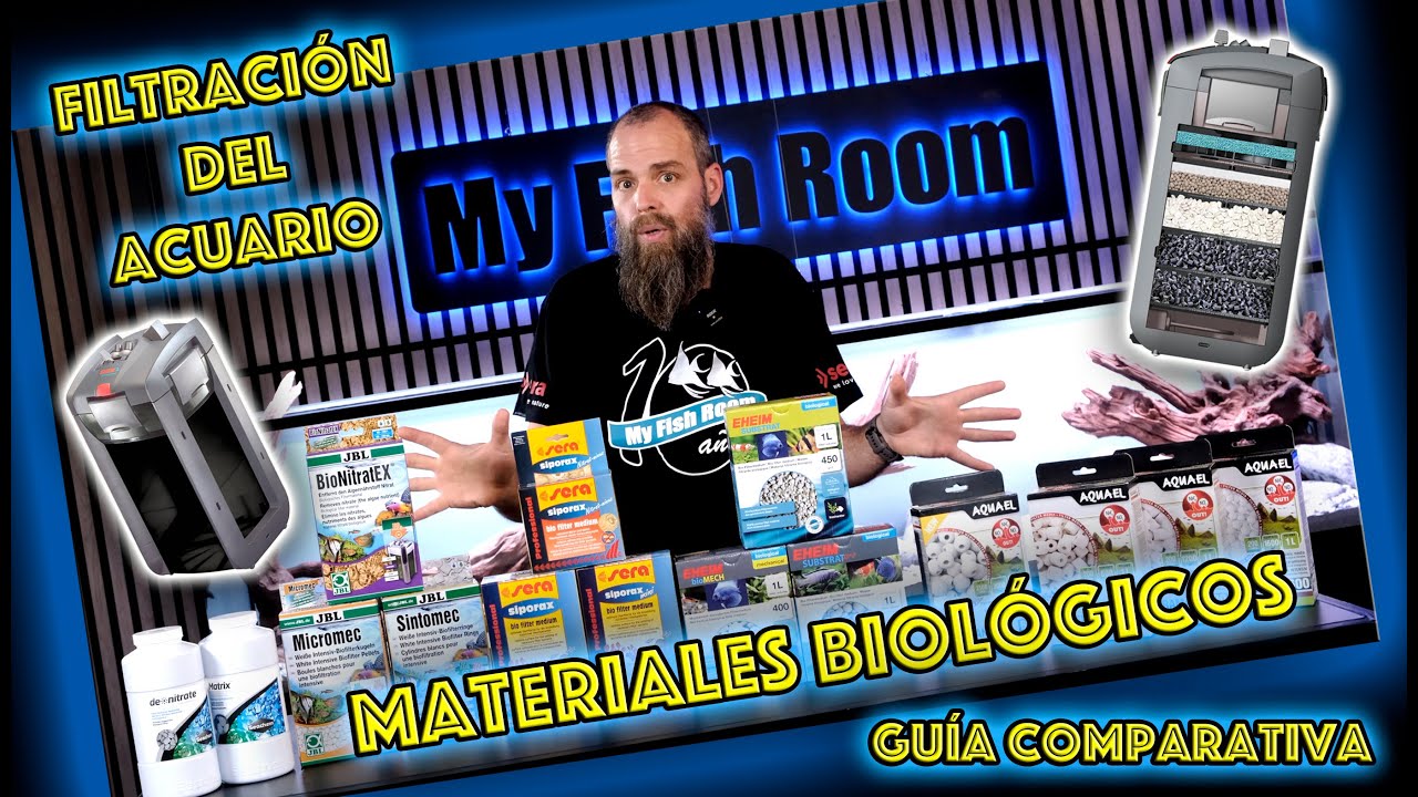 Filtración del acuario - Materiales filtrantes Biológicos ¿Cuál debería usar?  Guía comparativa