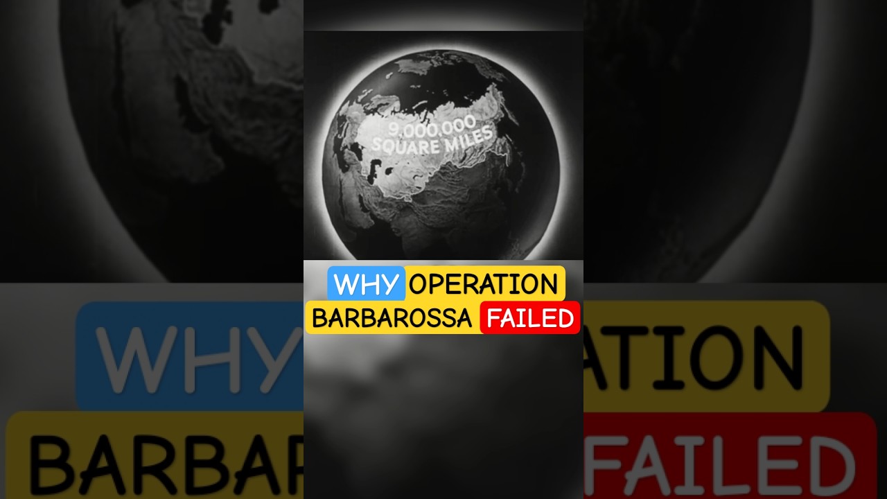 Why Operation Barbarossa Failed: Supplies and Logistics (Trains) #history #shorts #ww2