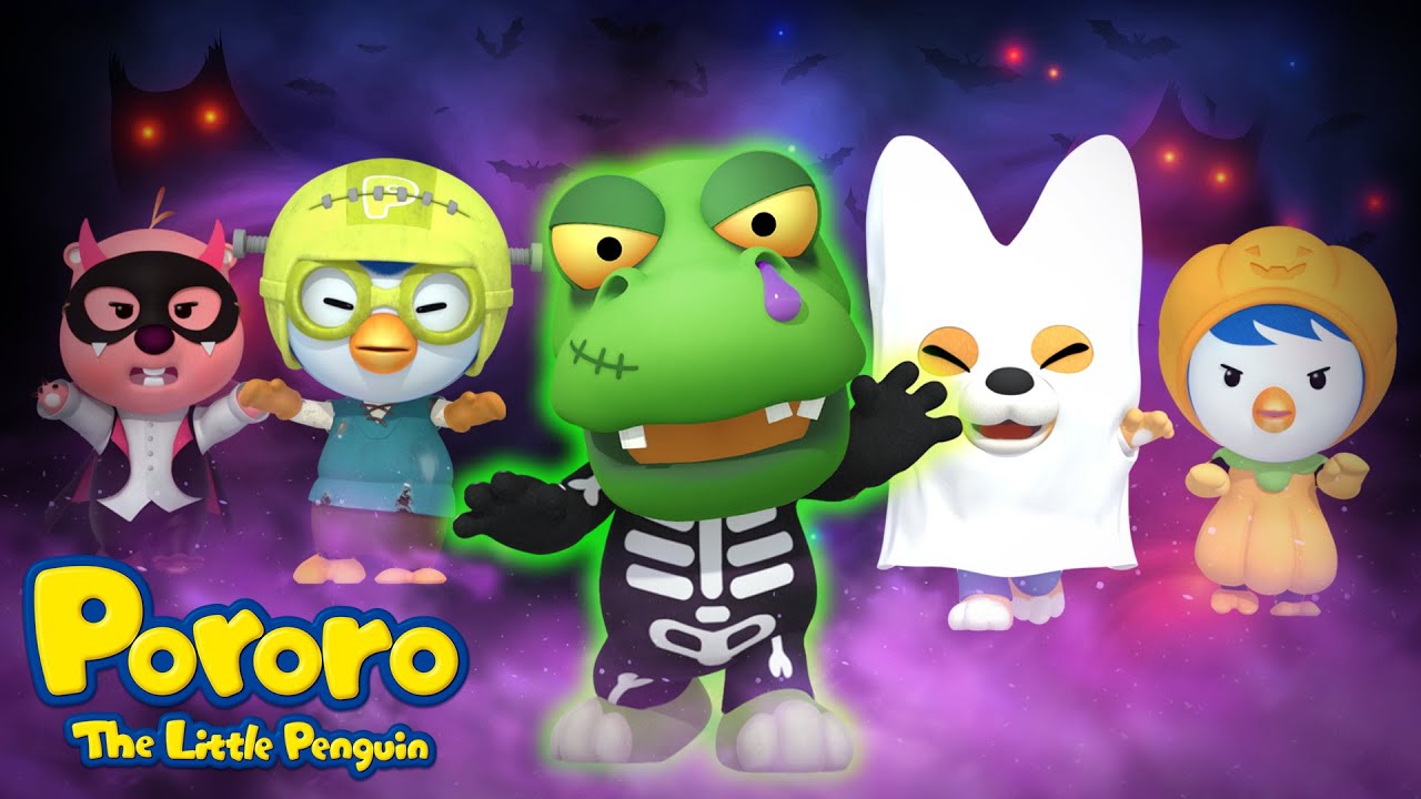 Lagu Halloween | Boom Boom, Tepuk Tepuk! Halloween | Pororo Bahasa Indonesia  | Lagu Anak anak