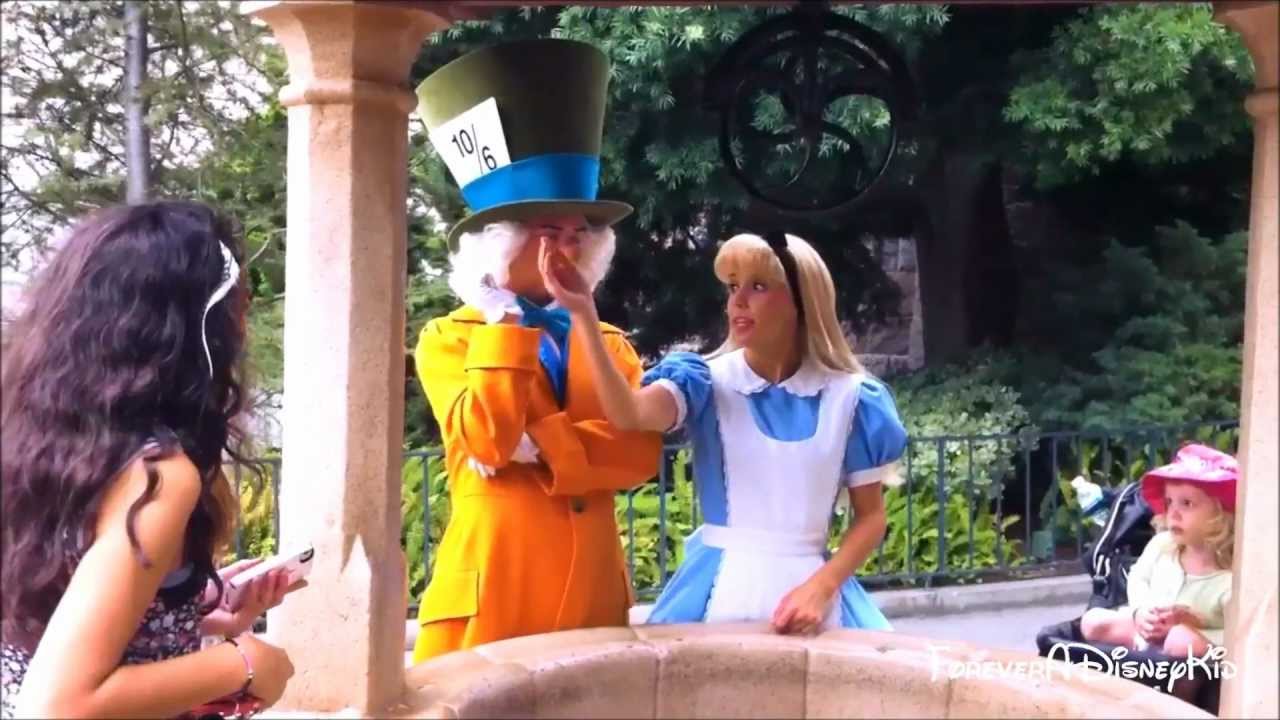 Disneyland's Alice and Mad Hatter - Do you believe in Magic