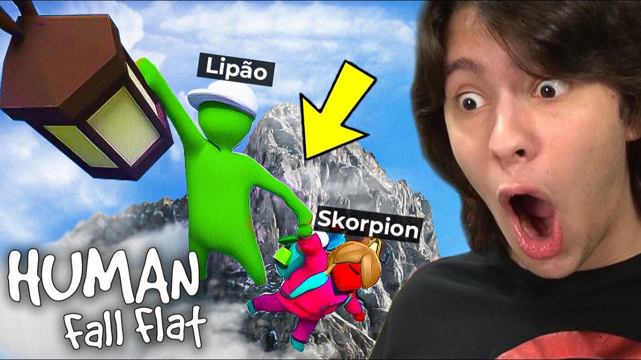 TENTANDO ESCALAR A MONTANHA MAIS ALTA DO MUNDO!! (Human Fall Flat)