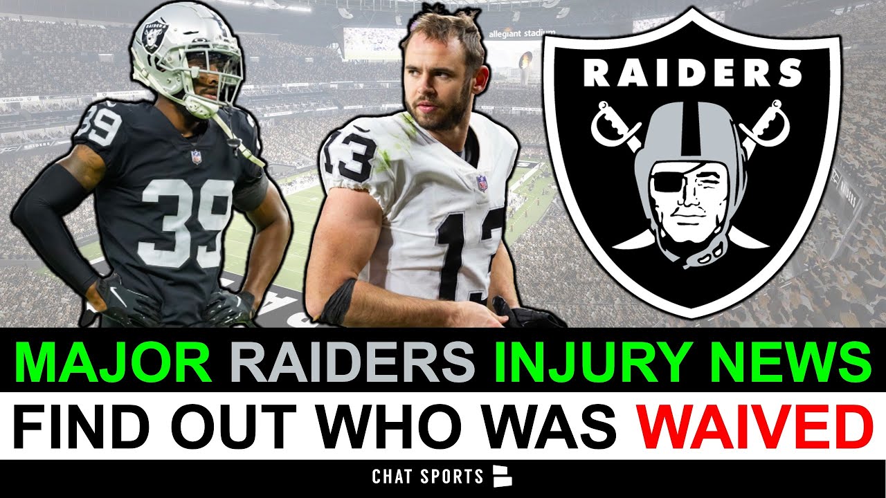 MAJOR Raiders Injury News On Nate Hobbs, Rock Ya-Sin, Hunter Renfrow, Foster Moreau, Tre&rsquo;von Moehrig