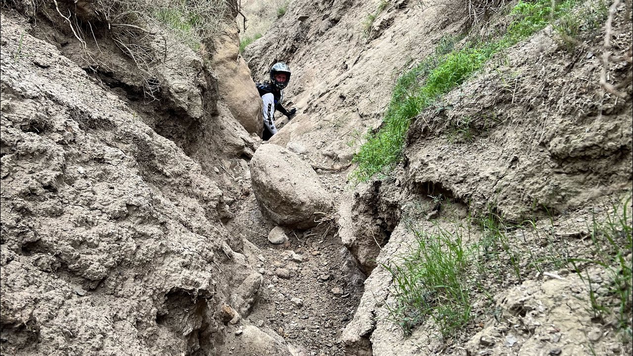 Hard Enduro on KTM 500 EXCF | Canyon Riding in Giant Ravines