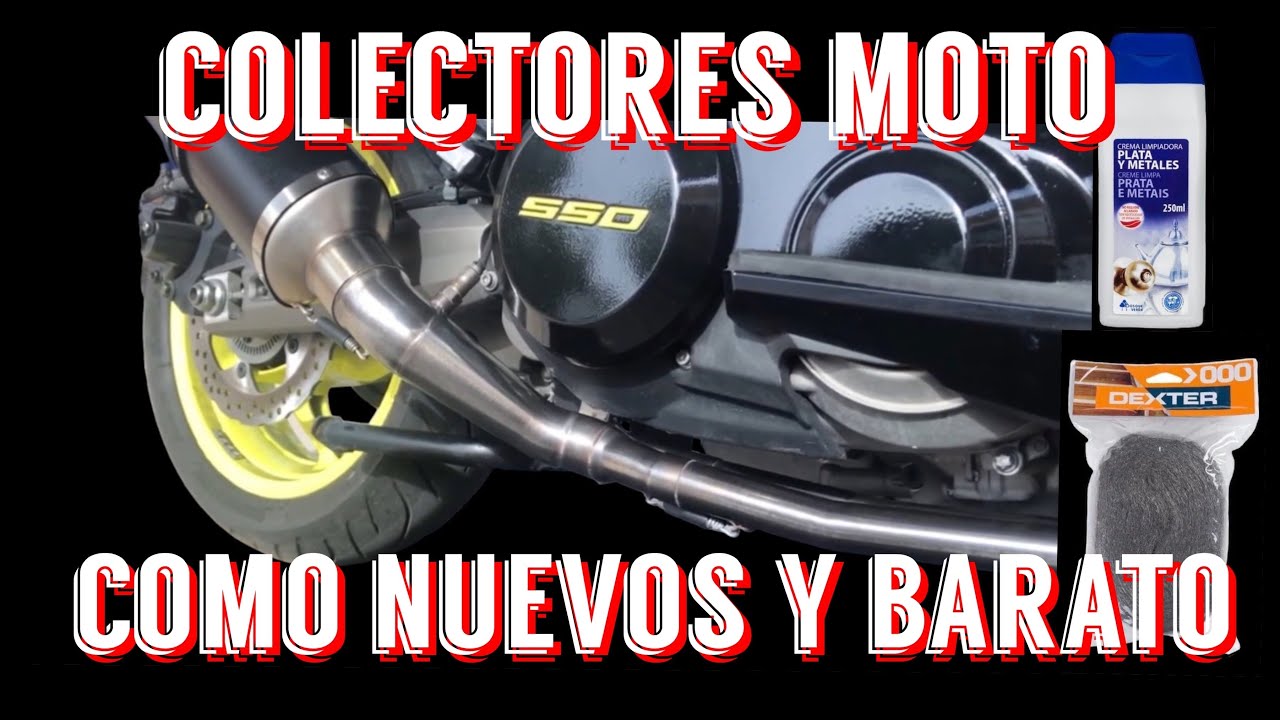 Limpiar Colectores MOTO | Como Nuevos y Barato | Limpieza y Pulido