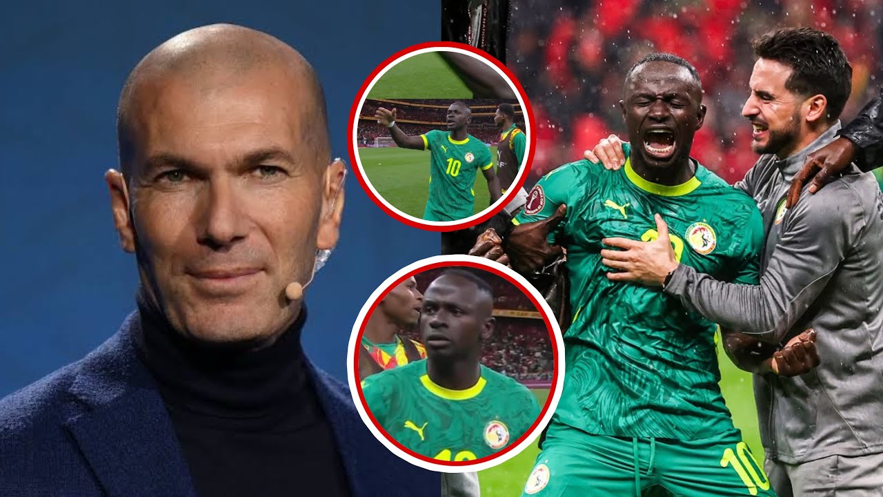 Zidane s’incline devant Sadio Mané « Ça, c’est un vrai leader….