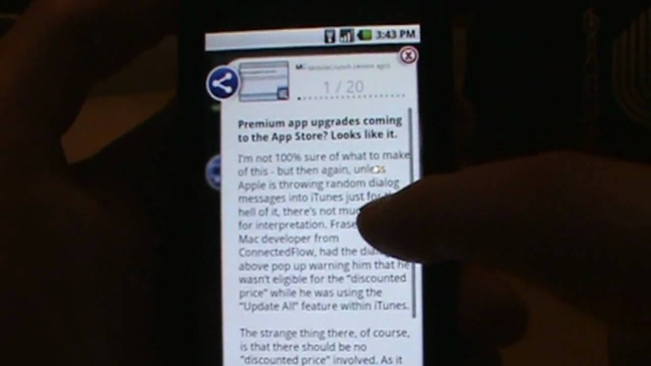 Android Widget Review:  Tech Buzz Widget